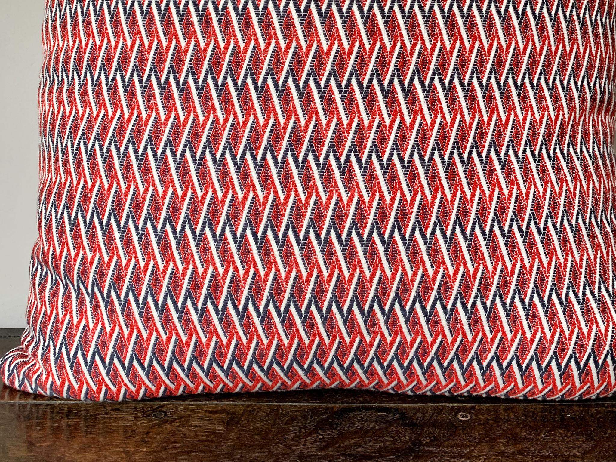 Custom-Made Patterned Weave Pillow For Sale 1