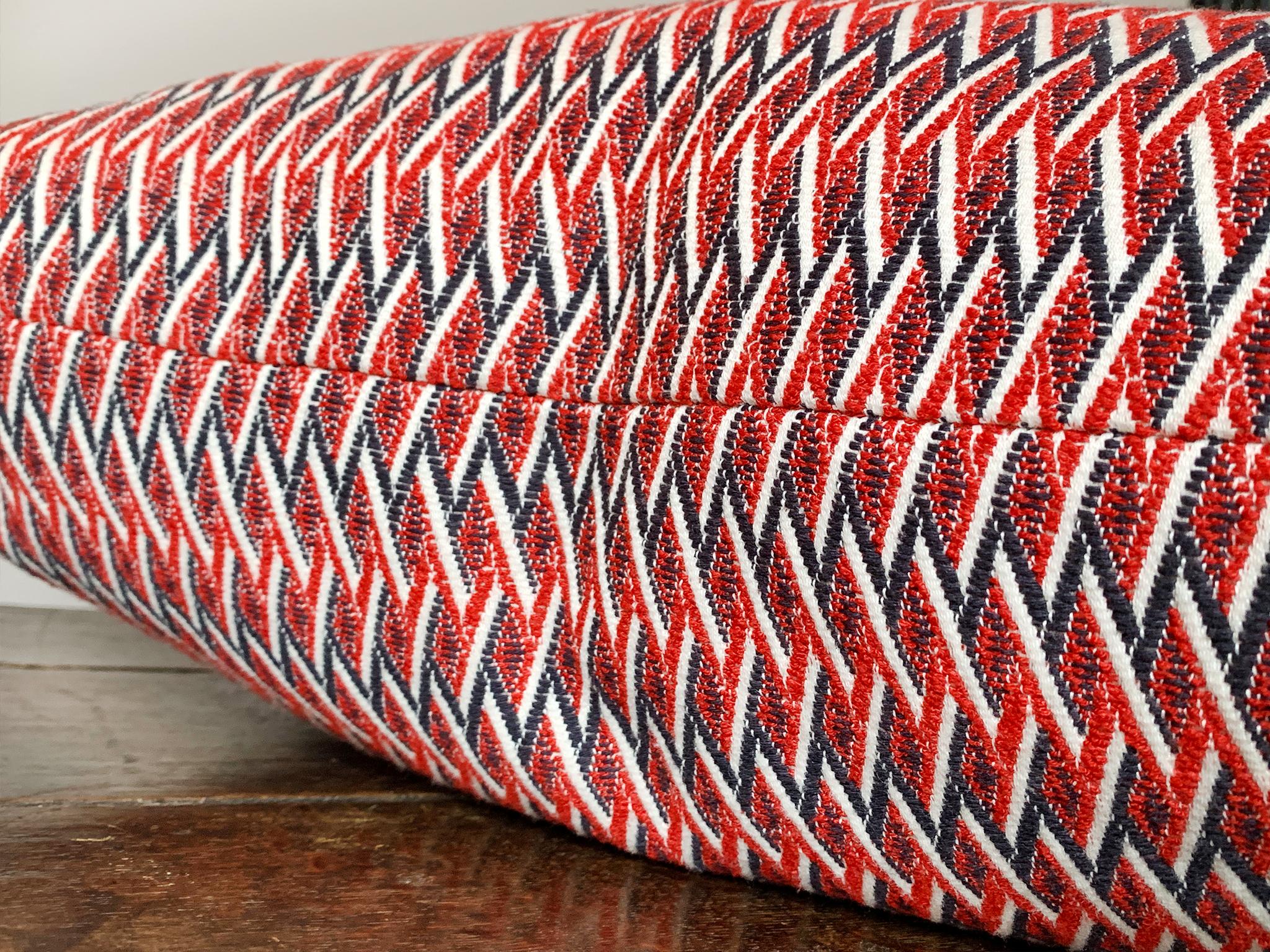 Custom-Made Patterned Weave Pillow For Sale 2