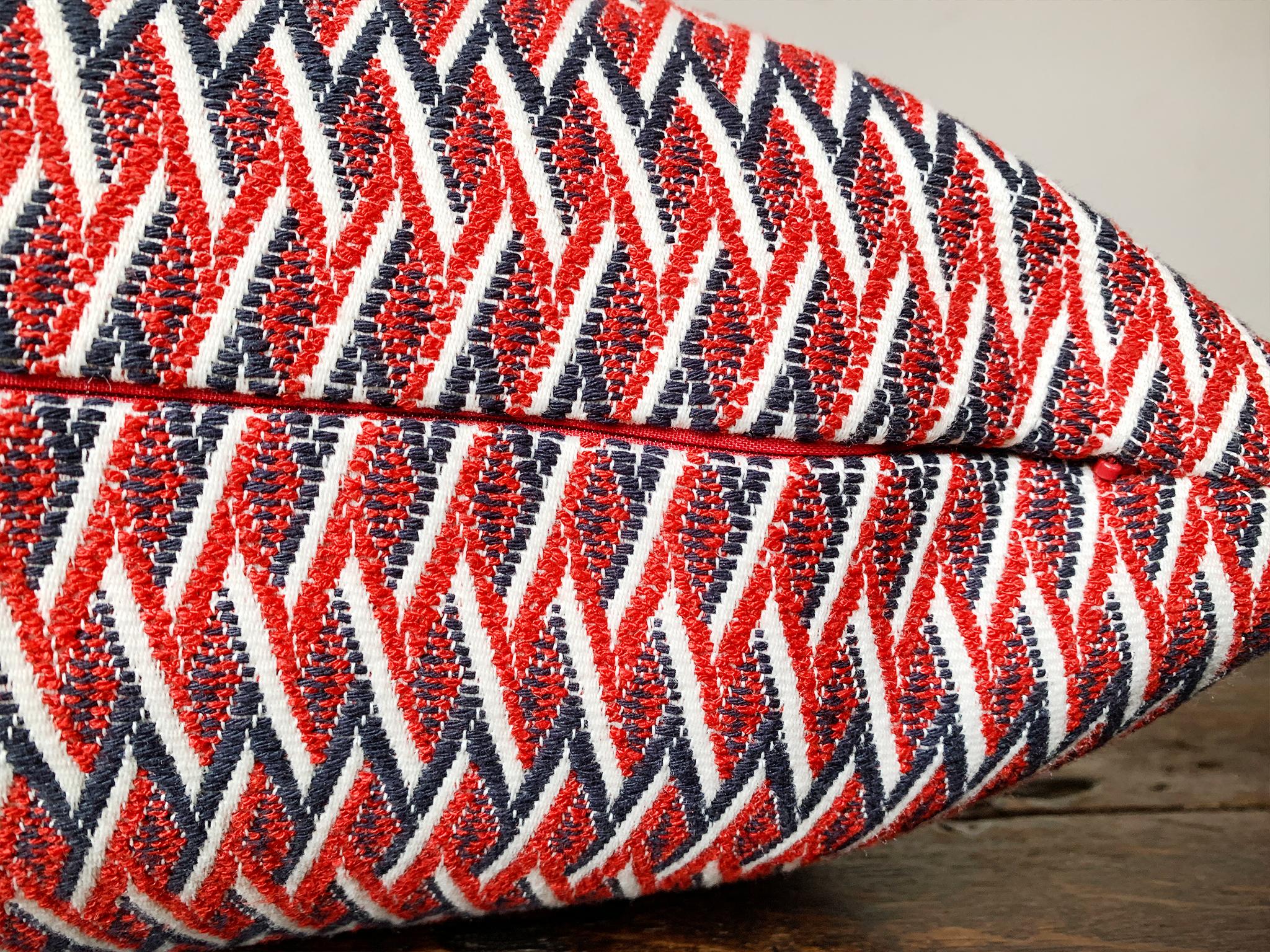 Custom-Made Patterned Weave Pillow For Sale 3