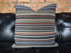 Custom-Made Pillow in Paul Smith Striped Cotton Fabric