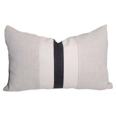 Custom-Made Pillows from Antique Natural Linens
