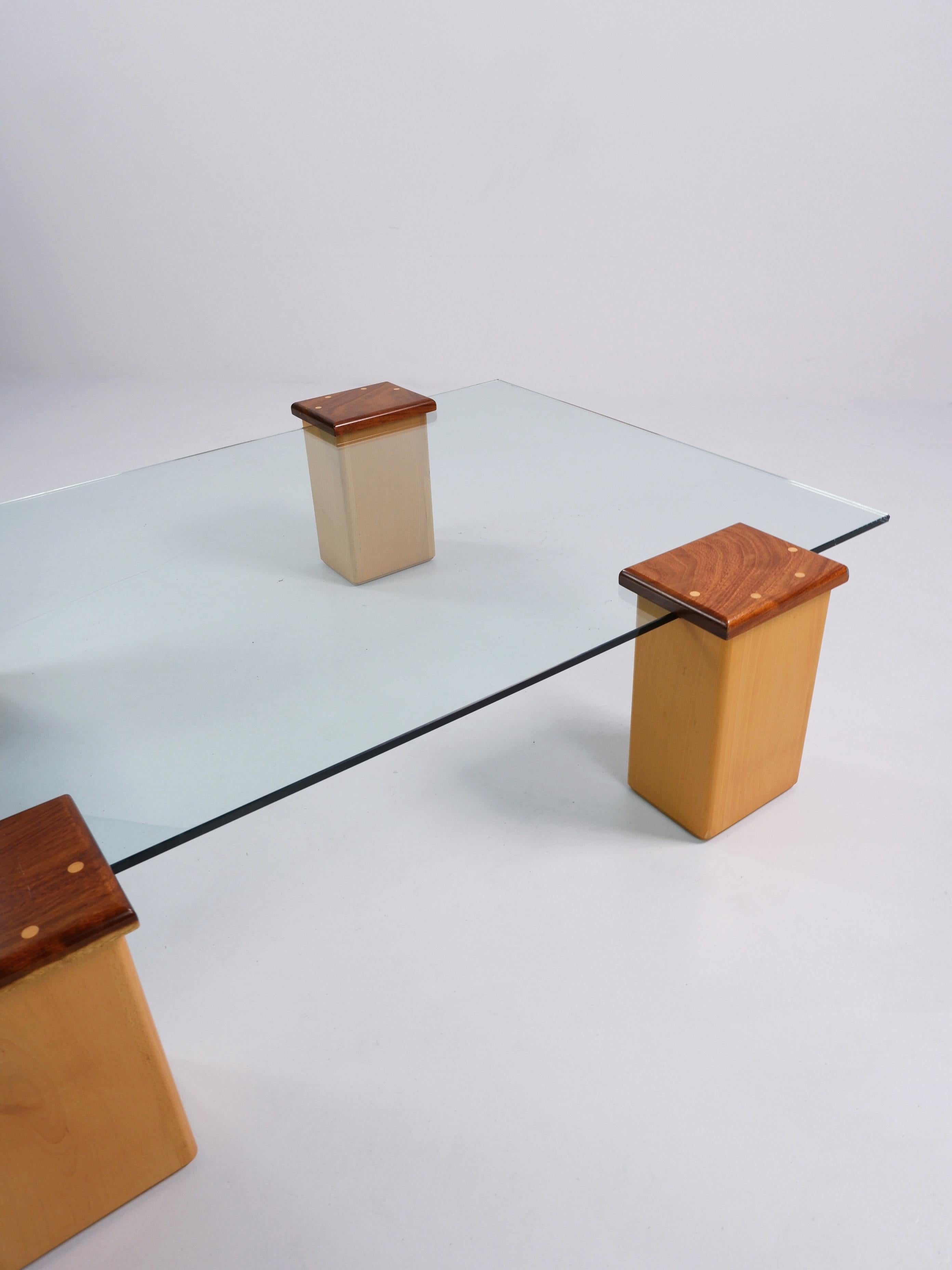 British Custom Made Postmodern Coffee Table