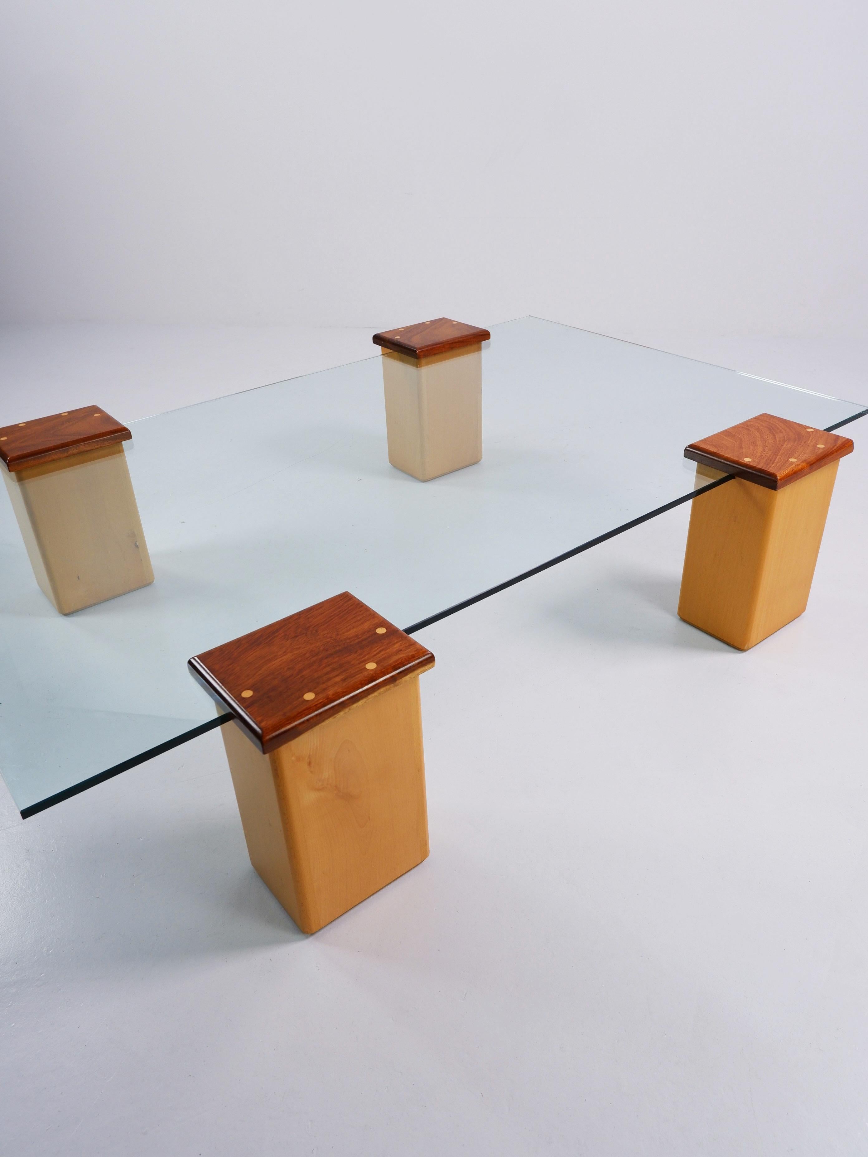 Custom Made Postmodern Coffee Table In Good Condition In Surbiton, GB