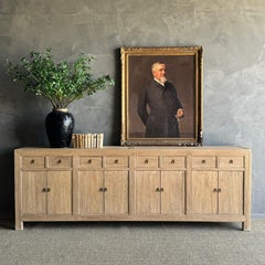 Armario de madera de olmo recuperada hecho a medida 102