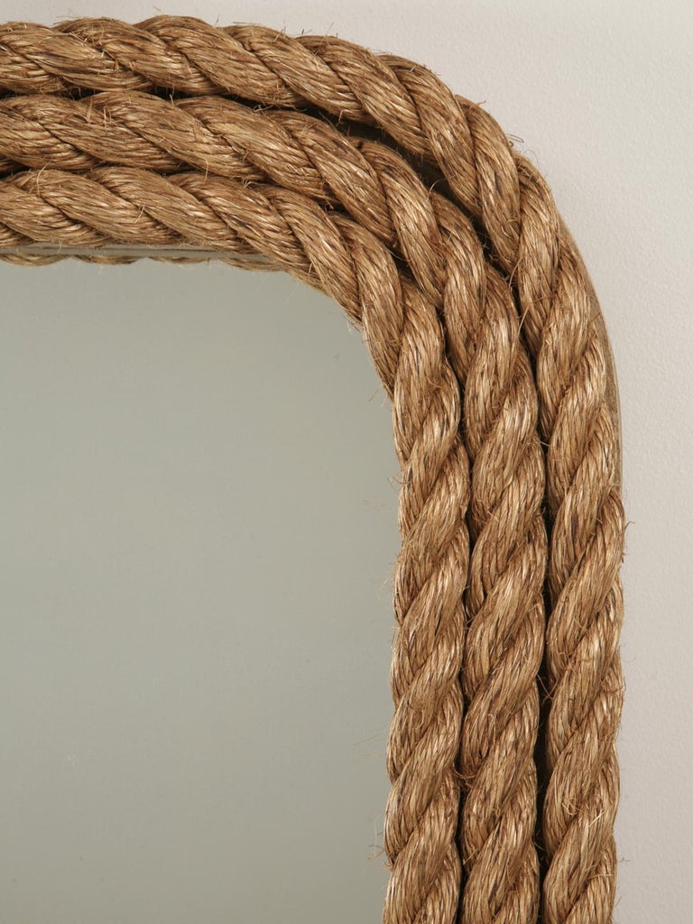 Custom Made Rope Nautical Themed Wall Mirror in Any Dimension For Sale at 1stDibs nautical