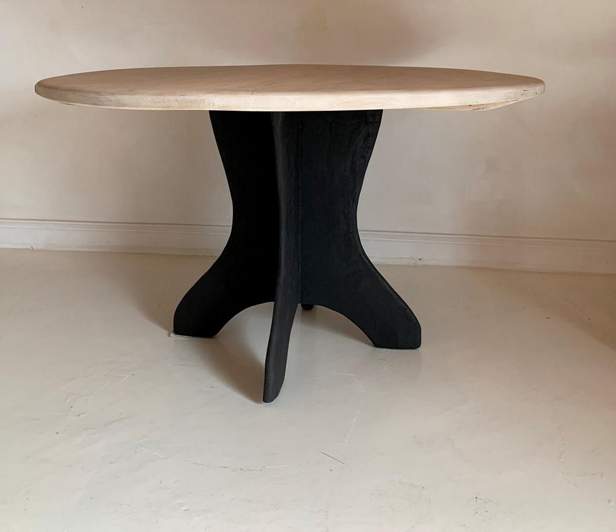 Contemporary Custom Made Round Table Model Elena