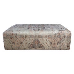 Custom Made Rug Cube Ottoman