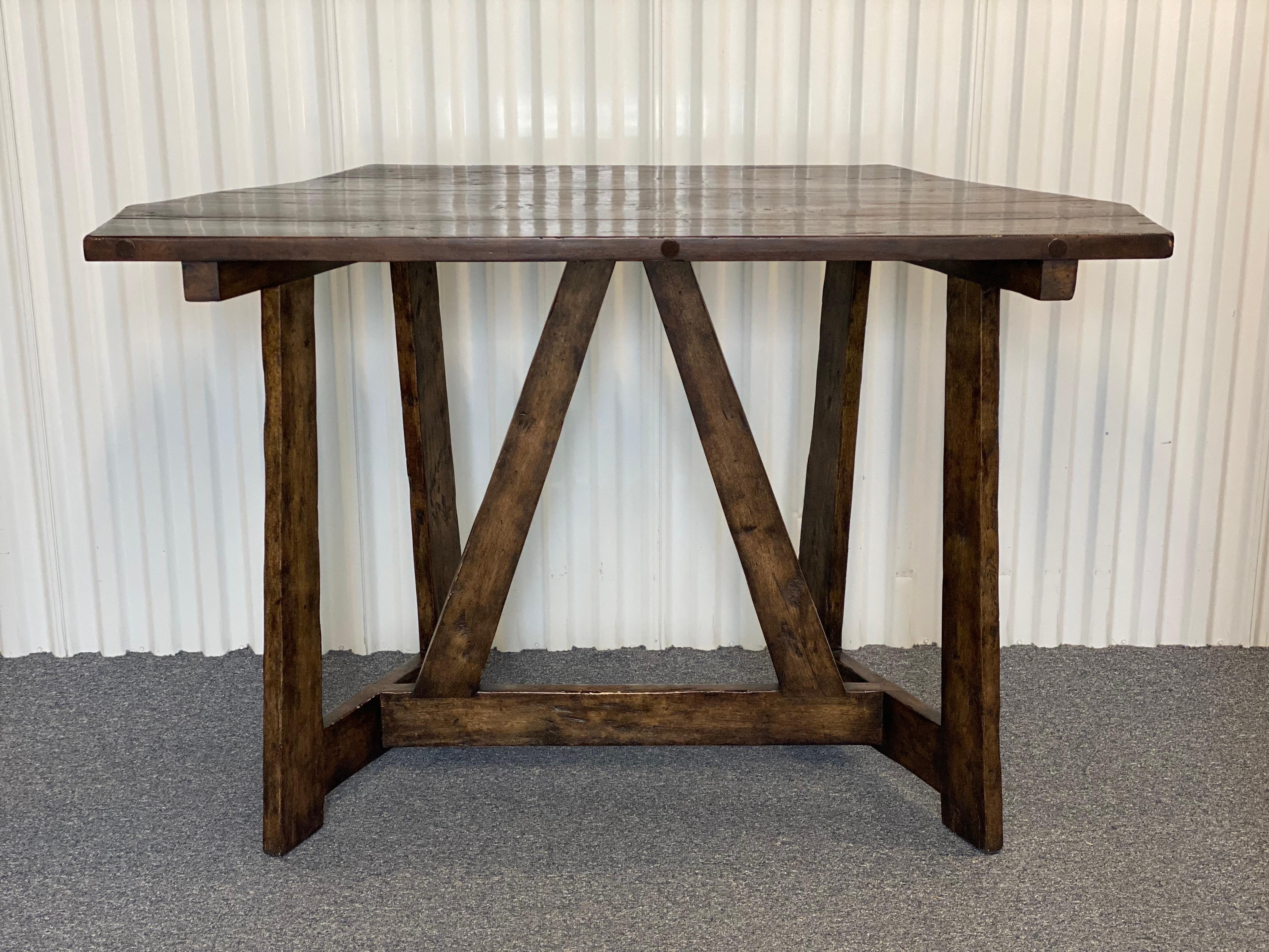 Custom Made Rustic Console Table, 21st Century 2