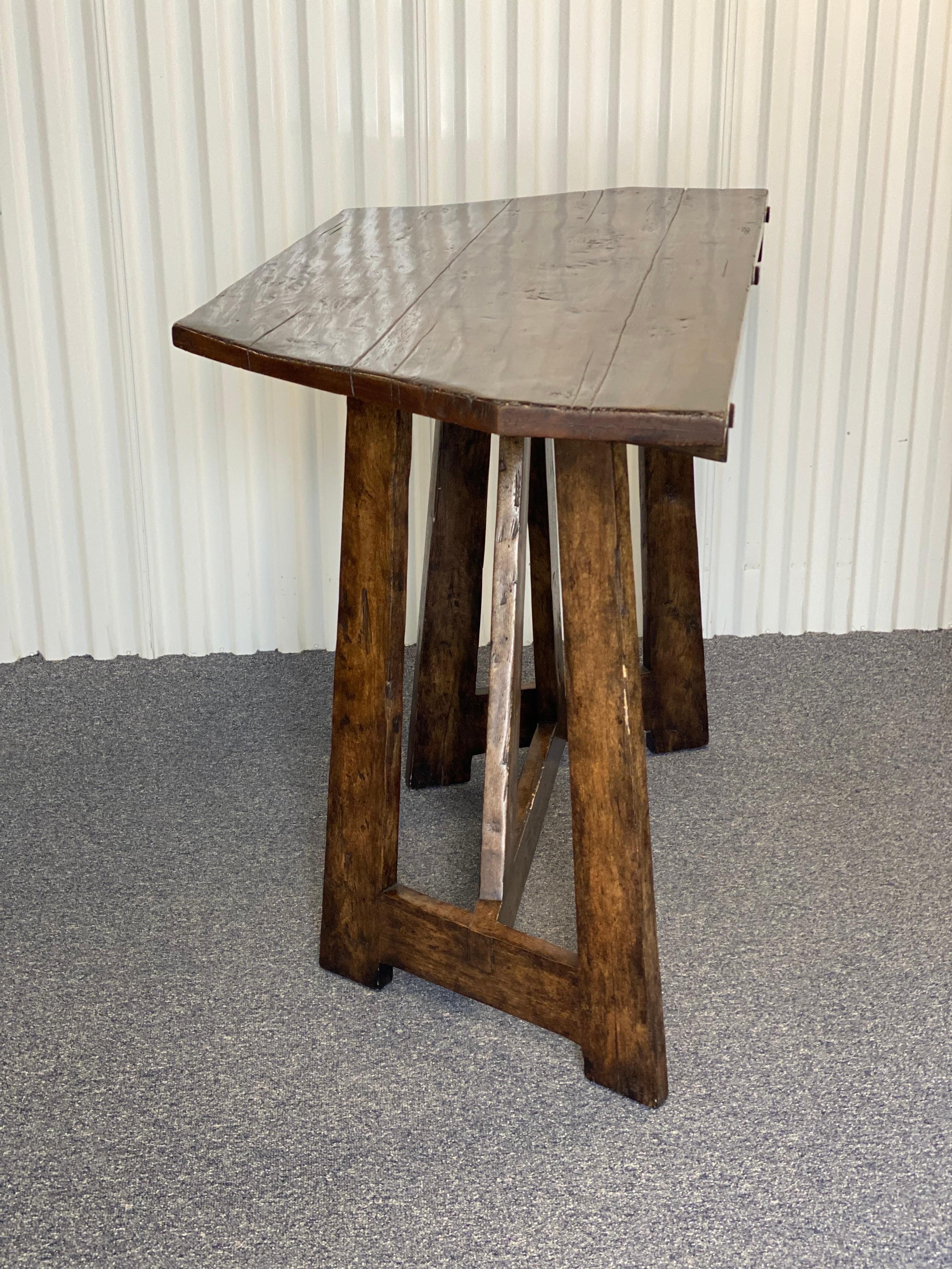 Custom Made Rustic Console Table, 21st Century 3