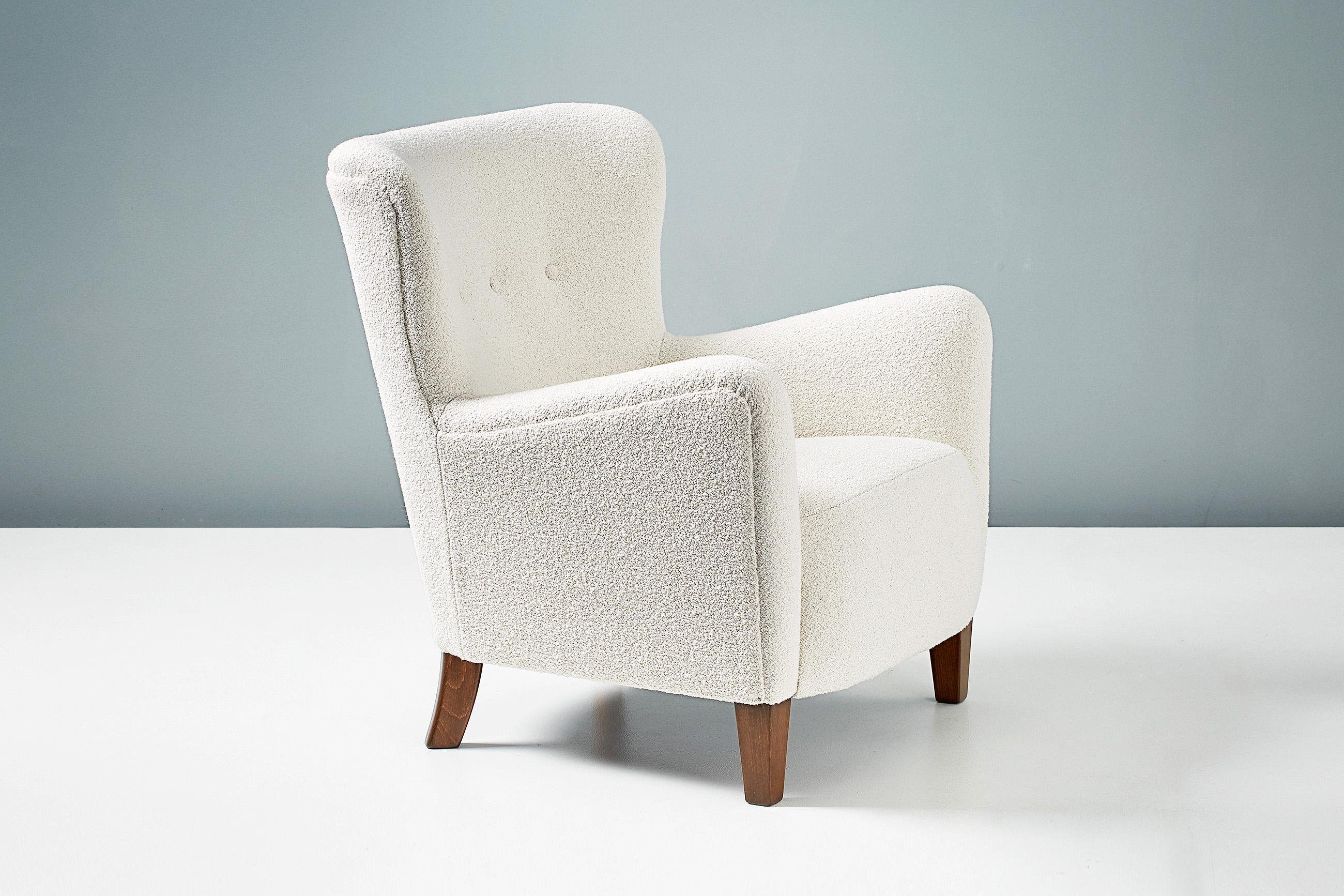 Custom Made RYO Boucle Lounge Chair 2