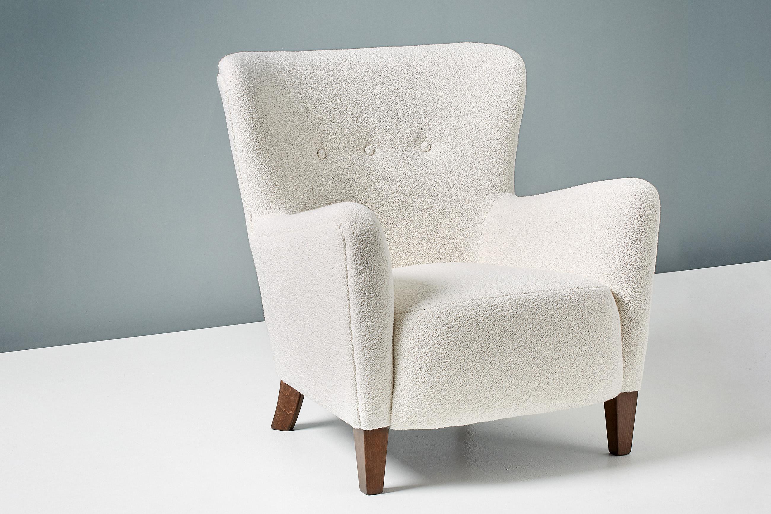 Bouclé Custom Made RYO Boucle Lounge Chairs