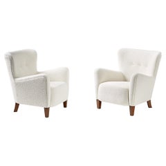 Custom Made RYO Boucle Lounge Chairs