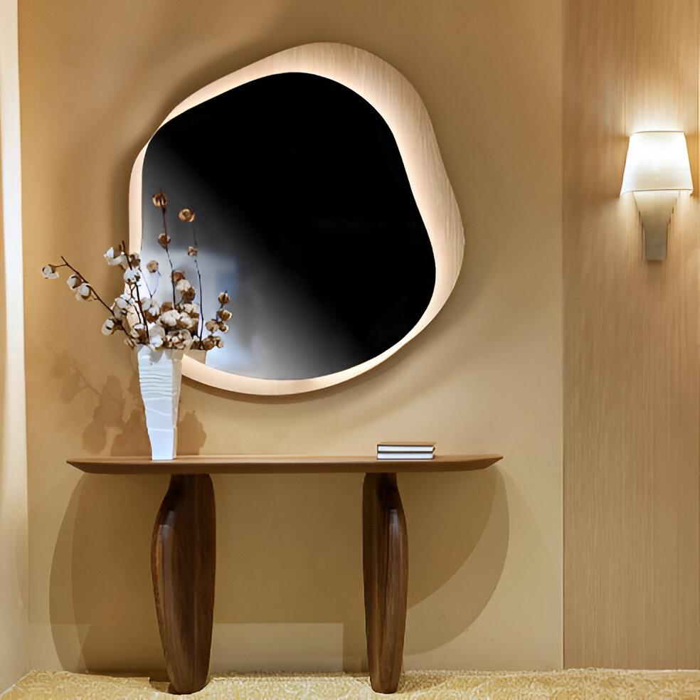 Custom Made Sculptural Monolithic Console In Dark Blue Lacquer Siglo XXI y contemporáneo en venta