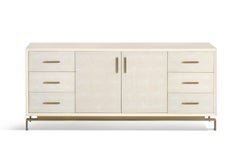Custom Made Shagreen Sideboard