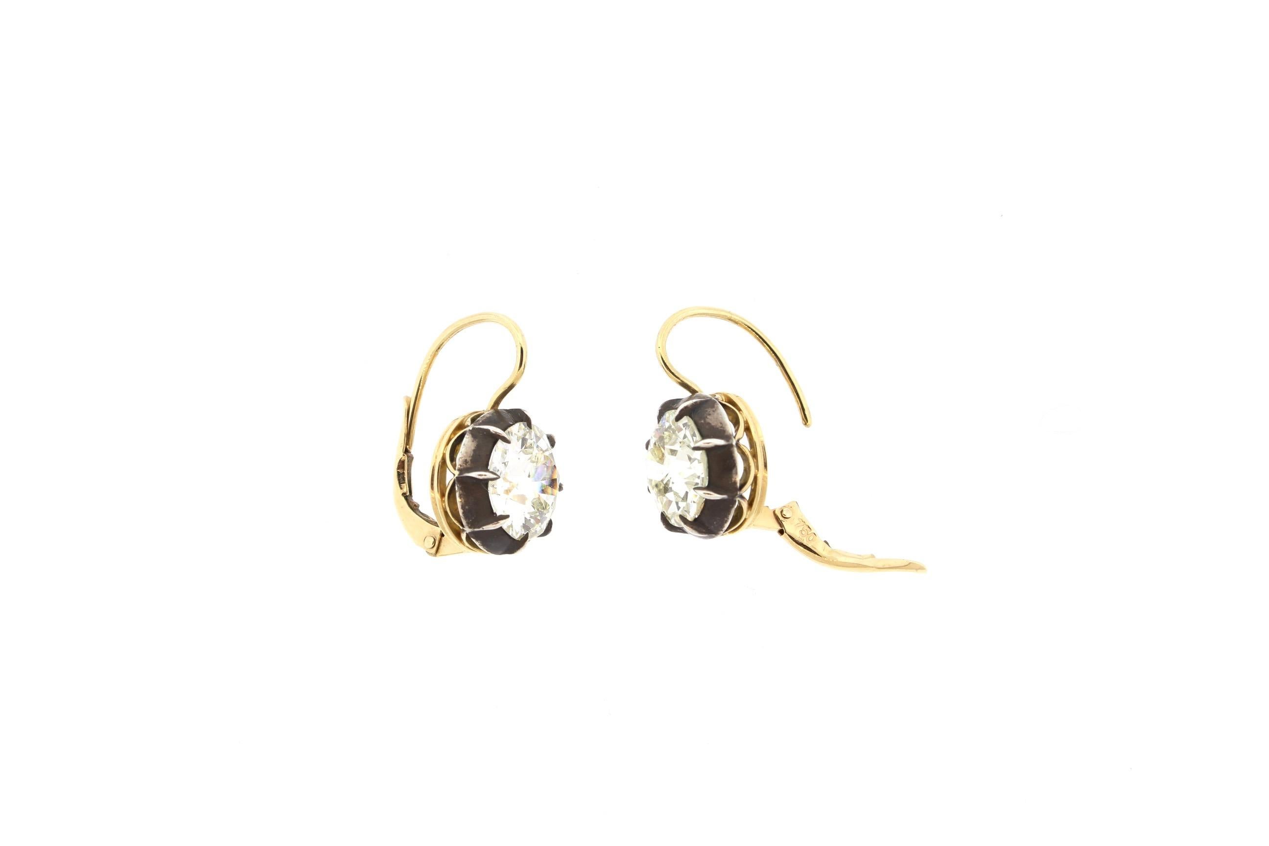 custom made diamond earrings
