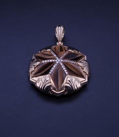 Stella di David su misura in oro giallo 14K