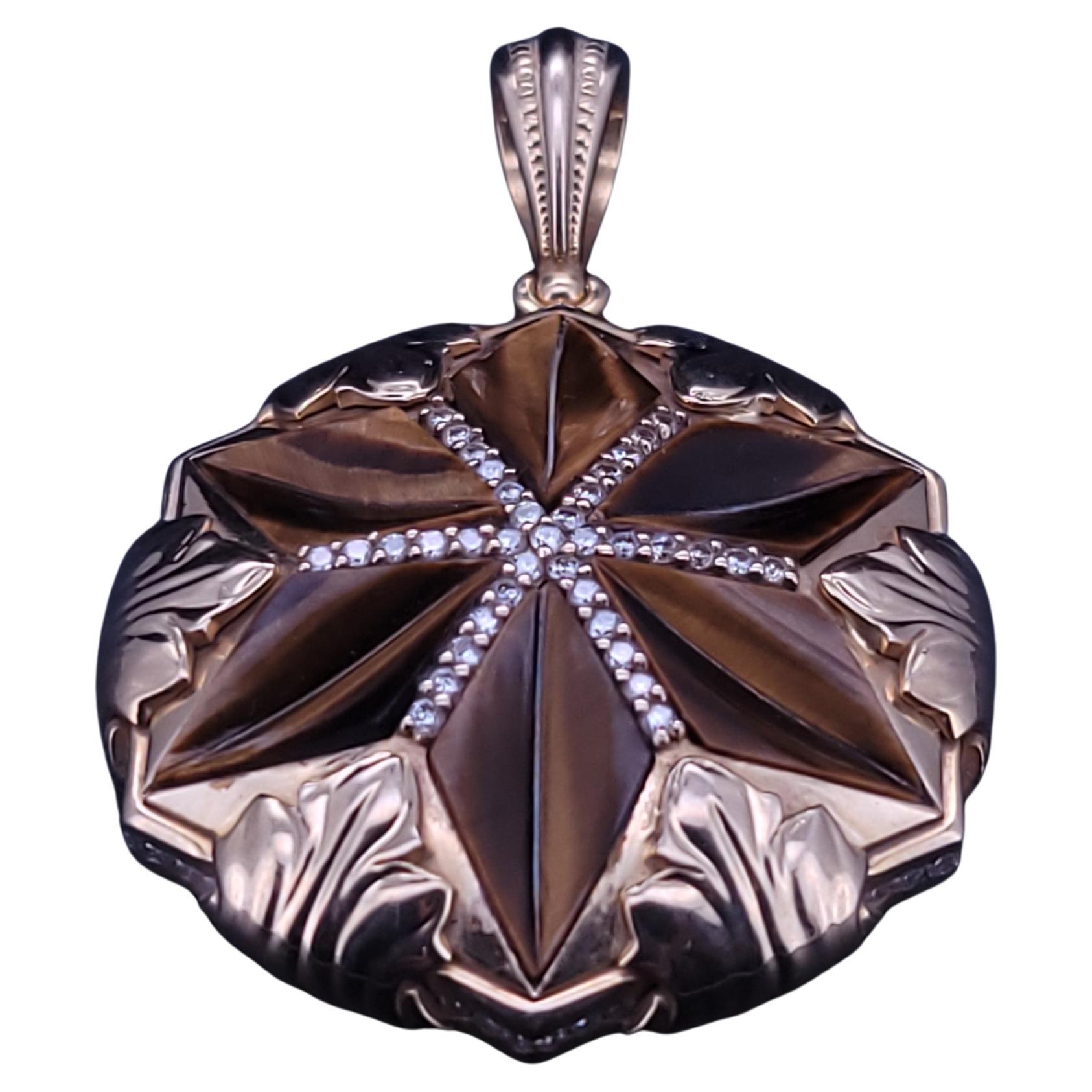 Custom Made Star of David 14K Yellow Gold For Sale