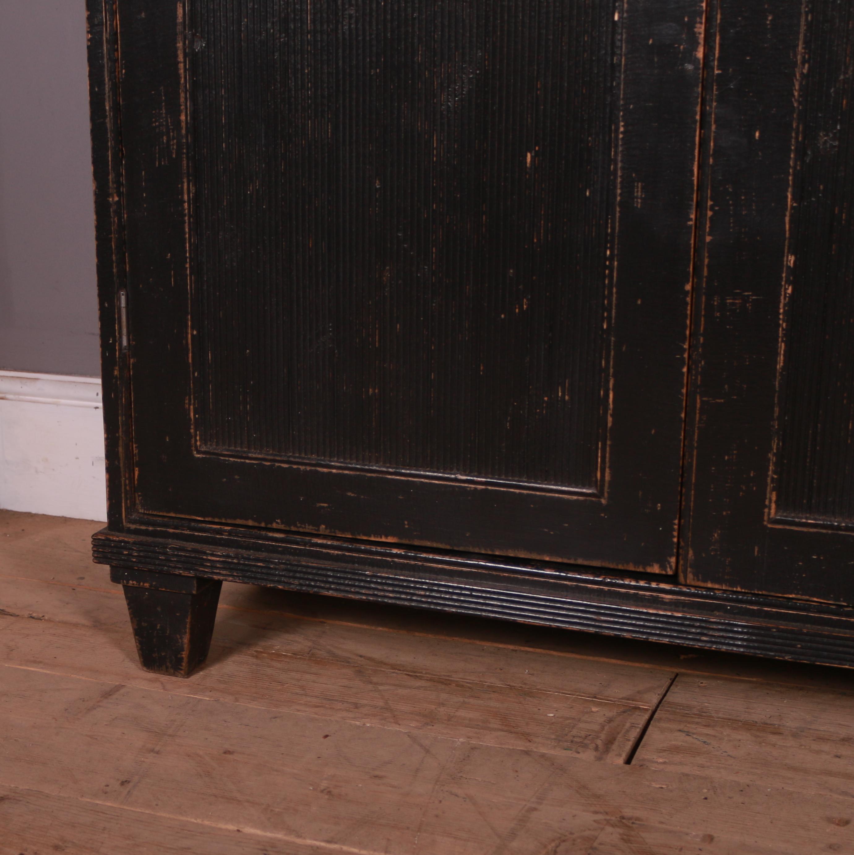 Painted Custom Made Swedish Style Enfilade For Sale