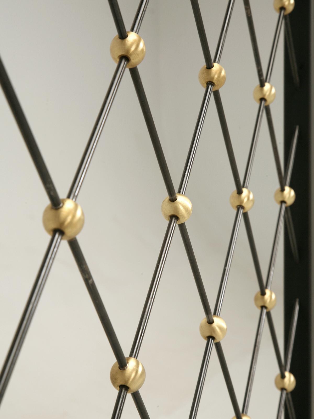 mid century modern fireplace screen