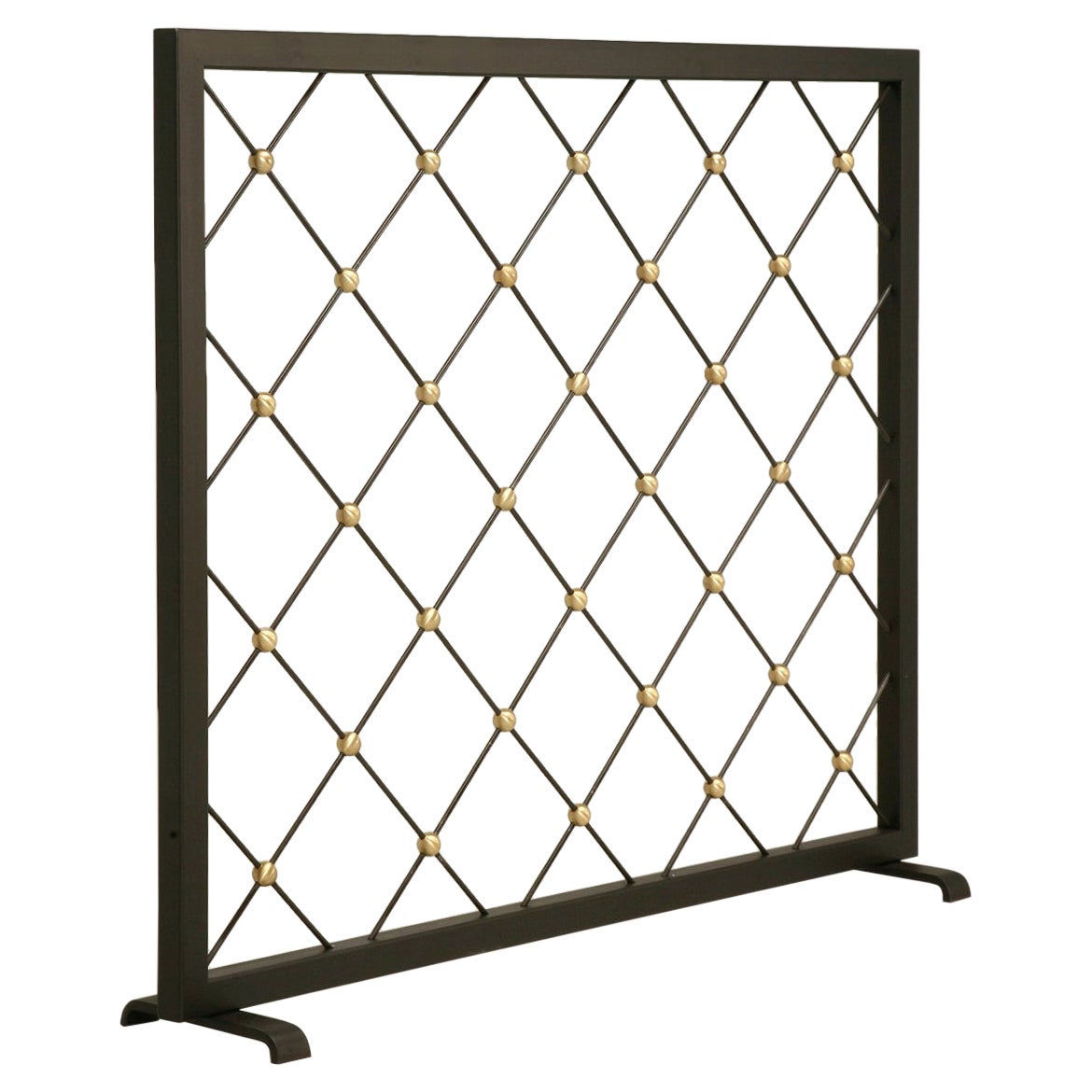 Paravento per caminetto su misura in stile Mid-Century Modern Qualsiasi dimensione