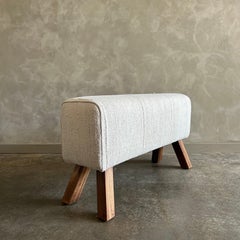 Custom Made Turkish Rug Pommel Horse Bench