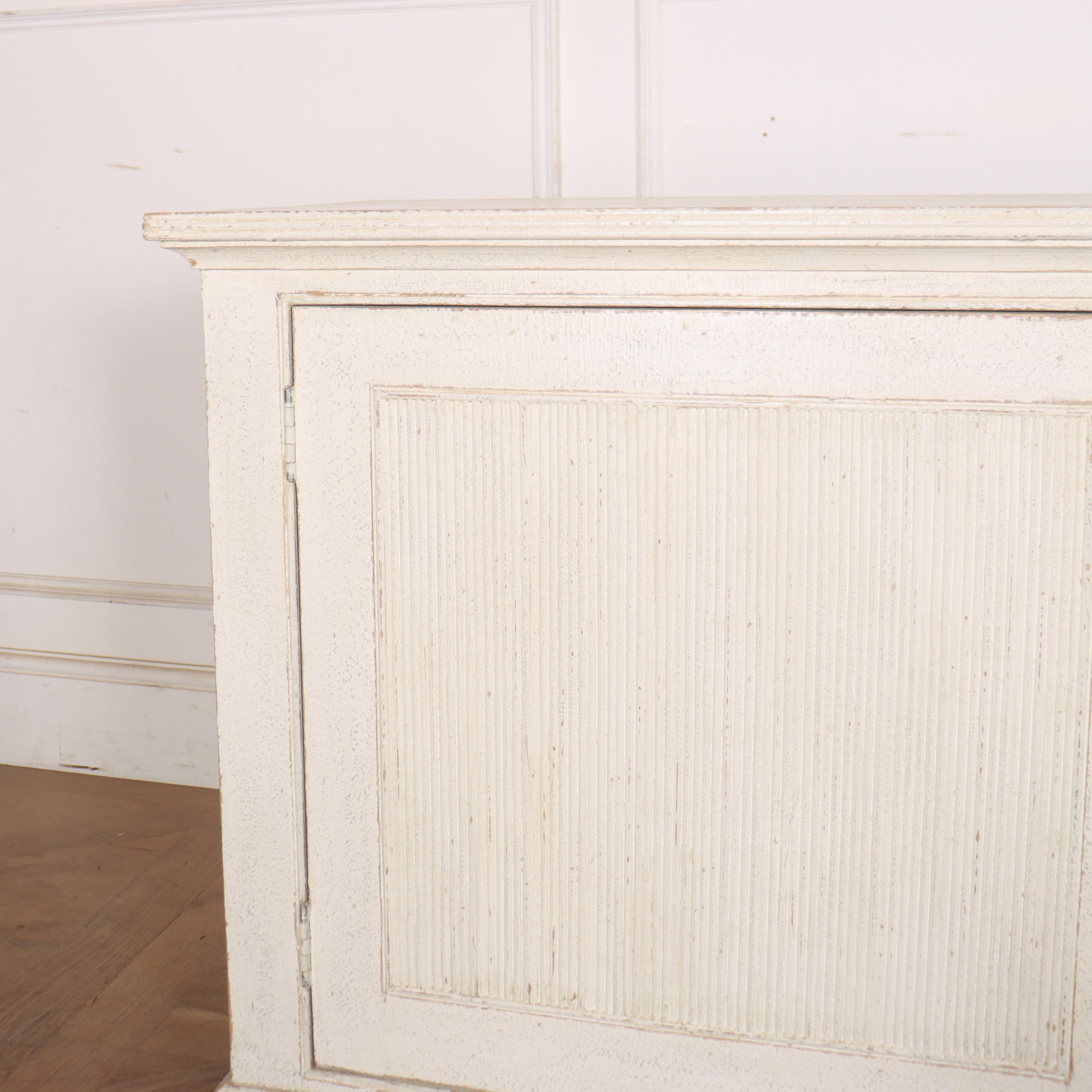 Custom made two door pine buffet with reeded panels. 

Code: 9135

Dimensions:
W: 55