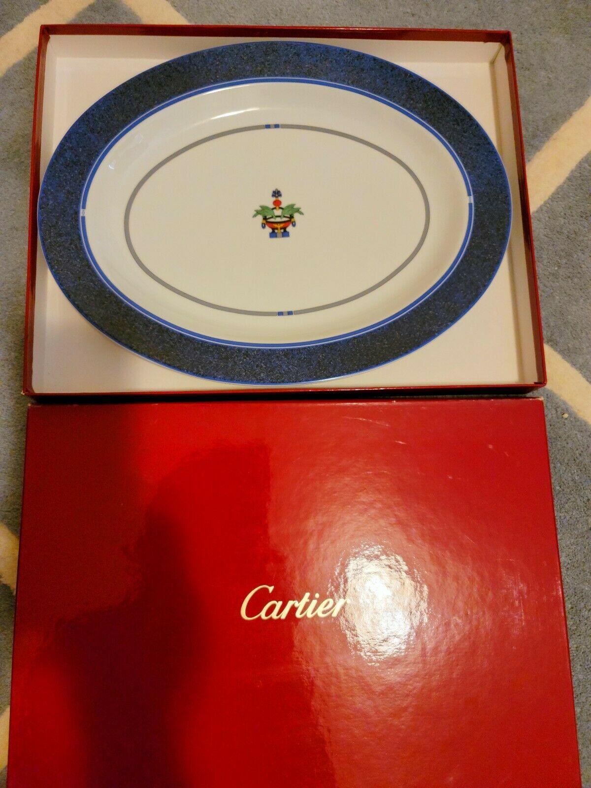 Custom Made Unique Cartier Blue La Maison Venitienne China w/ Original Boxes 2