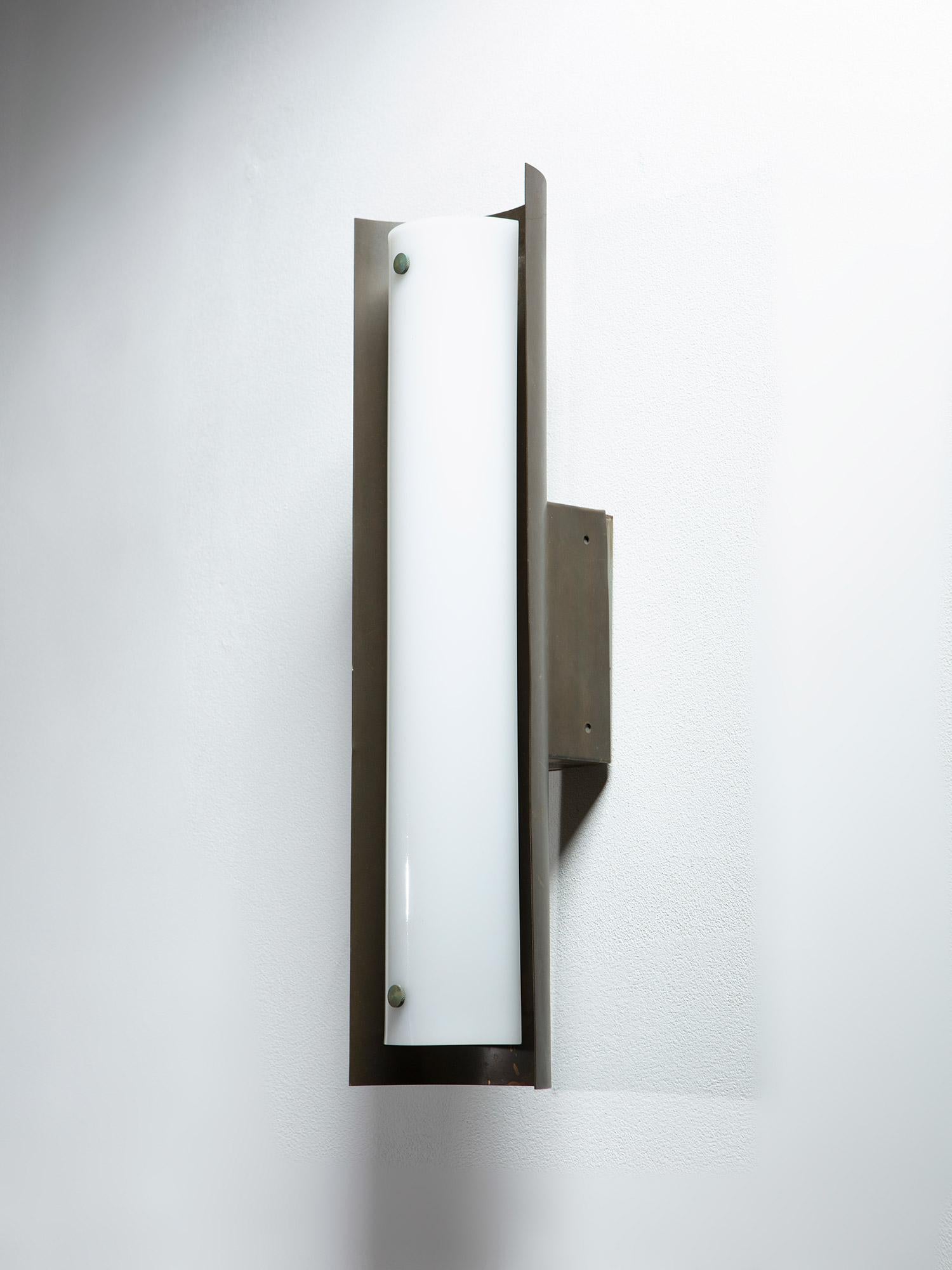 Italian Custom Made Wall Lamp by Gio Ponti For Sale