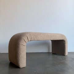 Made To Order Waterfall Bench, Toast