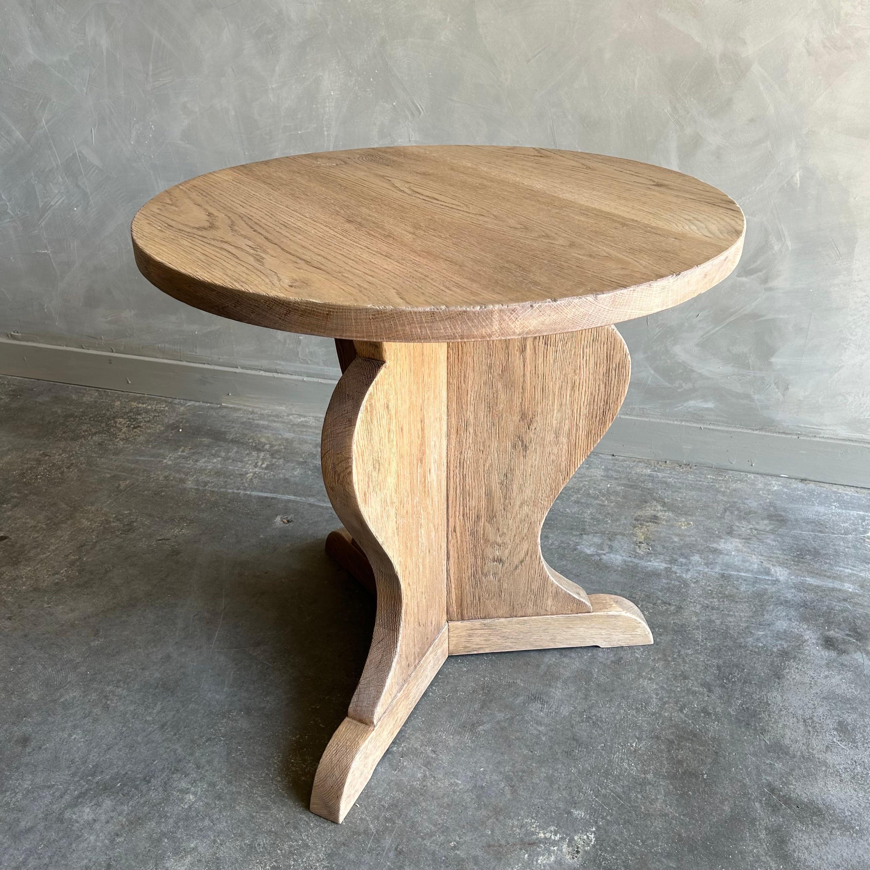 Custom Made White Oak Accent Table or Side Table For Sale 4