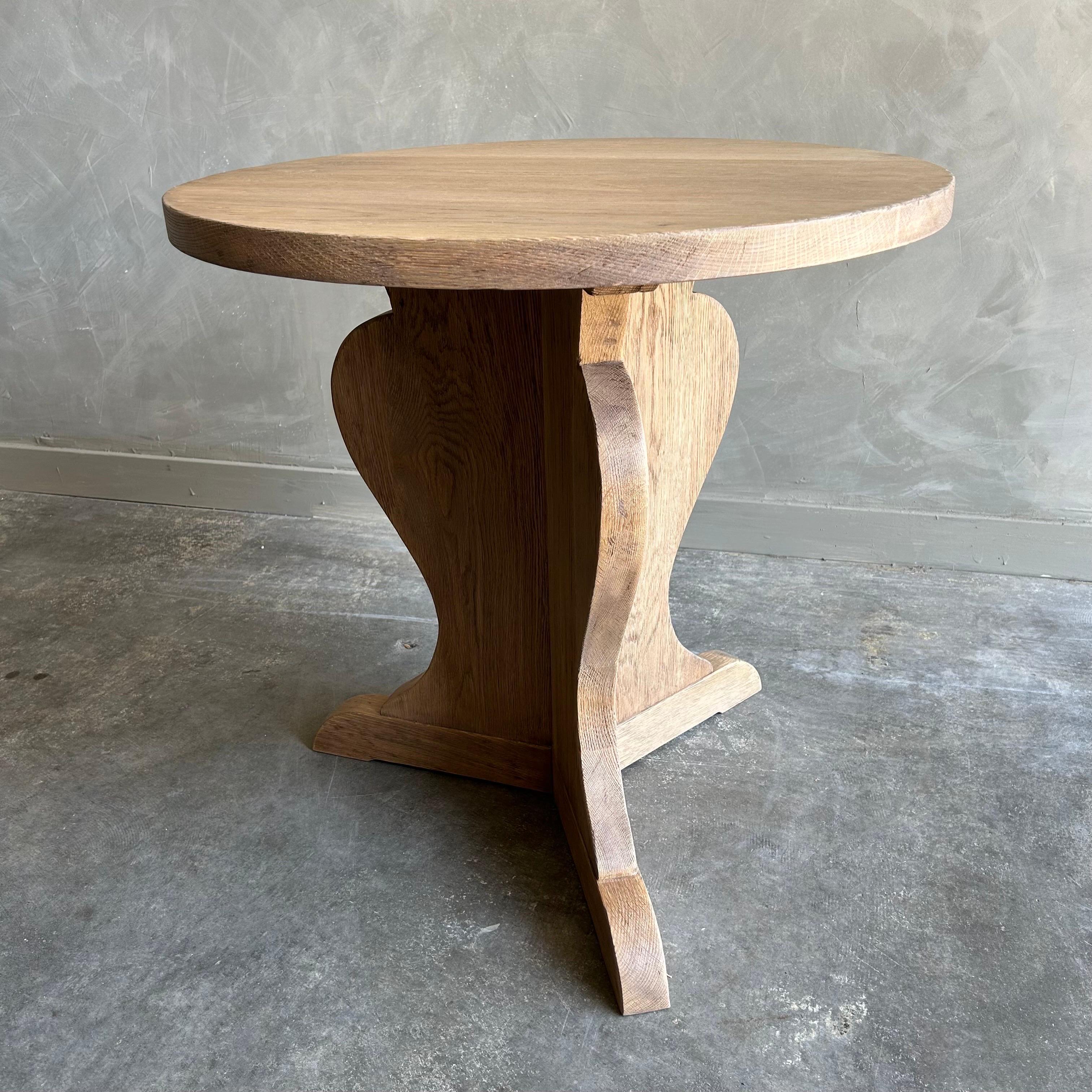 Custom Made White Oak Accent Table or Side Table For Sale 5