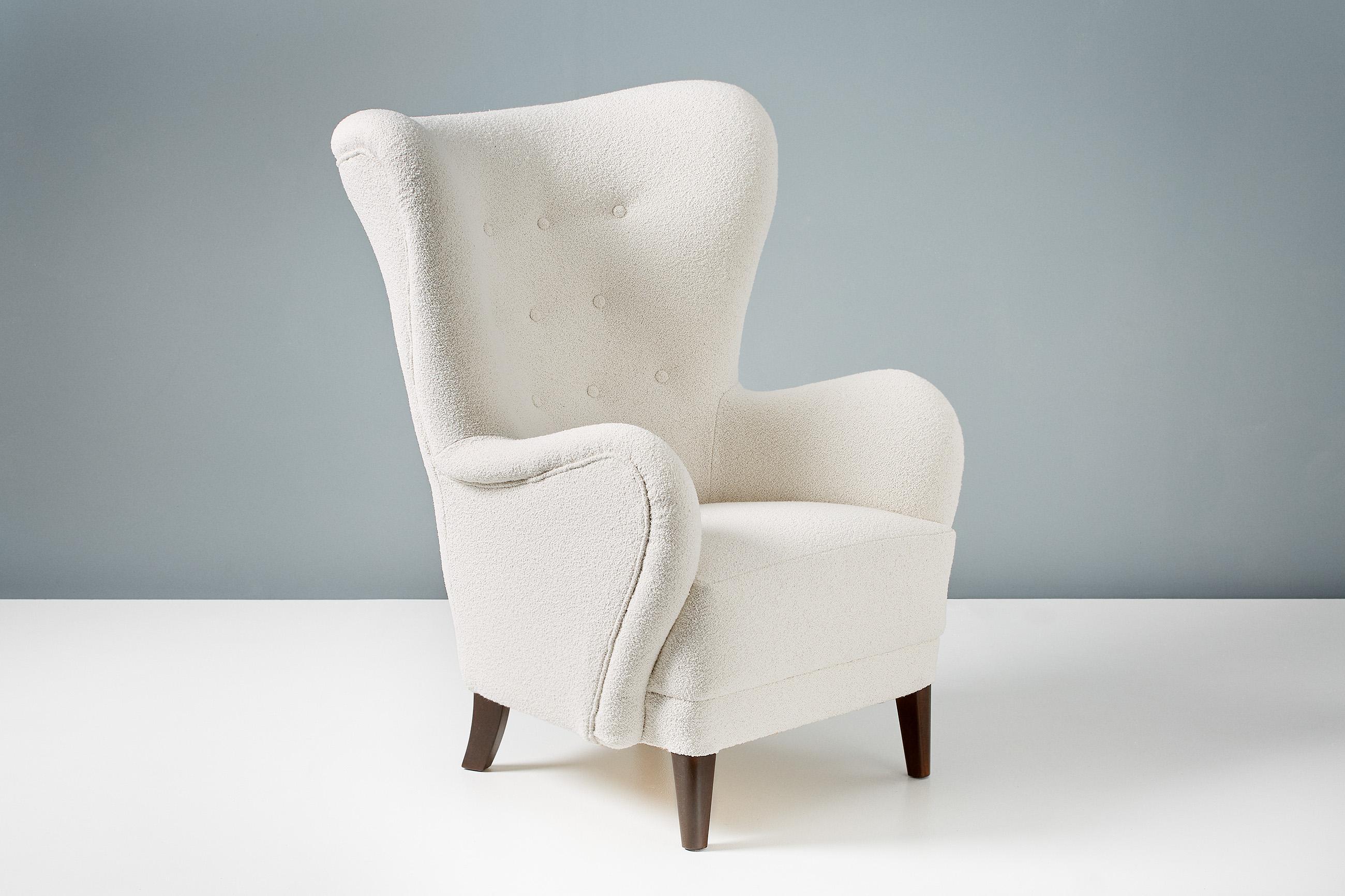 British Custom Made Wing Chair