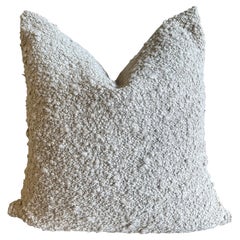 Custom Made Wool Bouclette Style Pillow with Insert