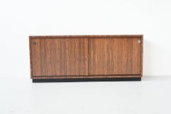 Custom Made Zebrano Wood Sideboard Belform, 1960