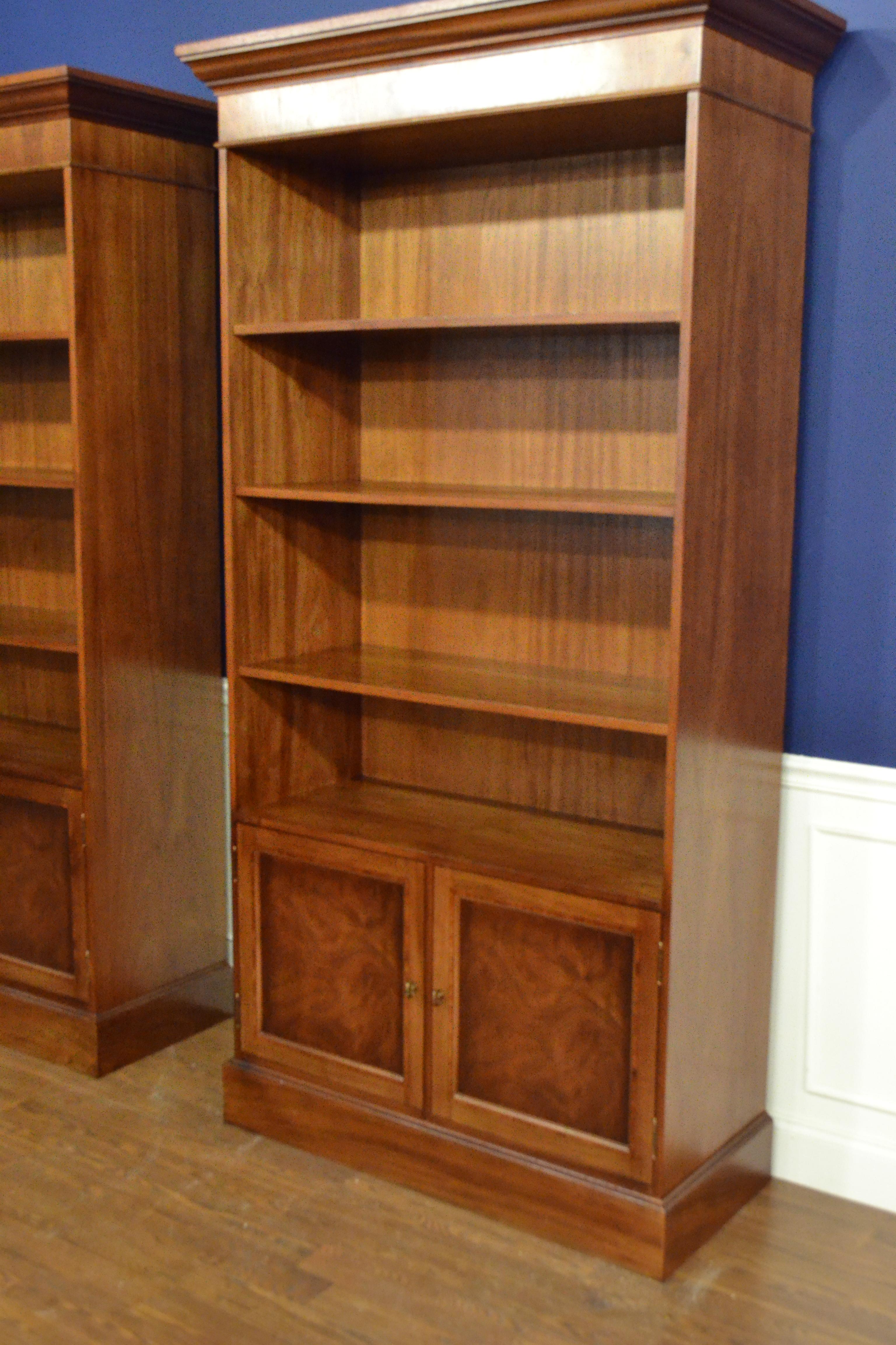 tall mahogany bookcase