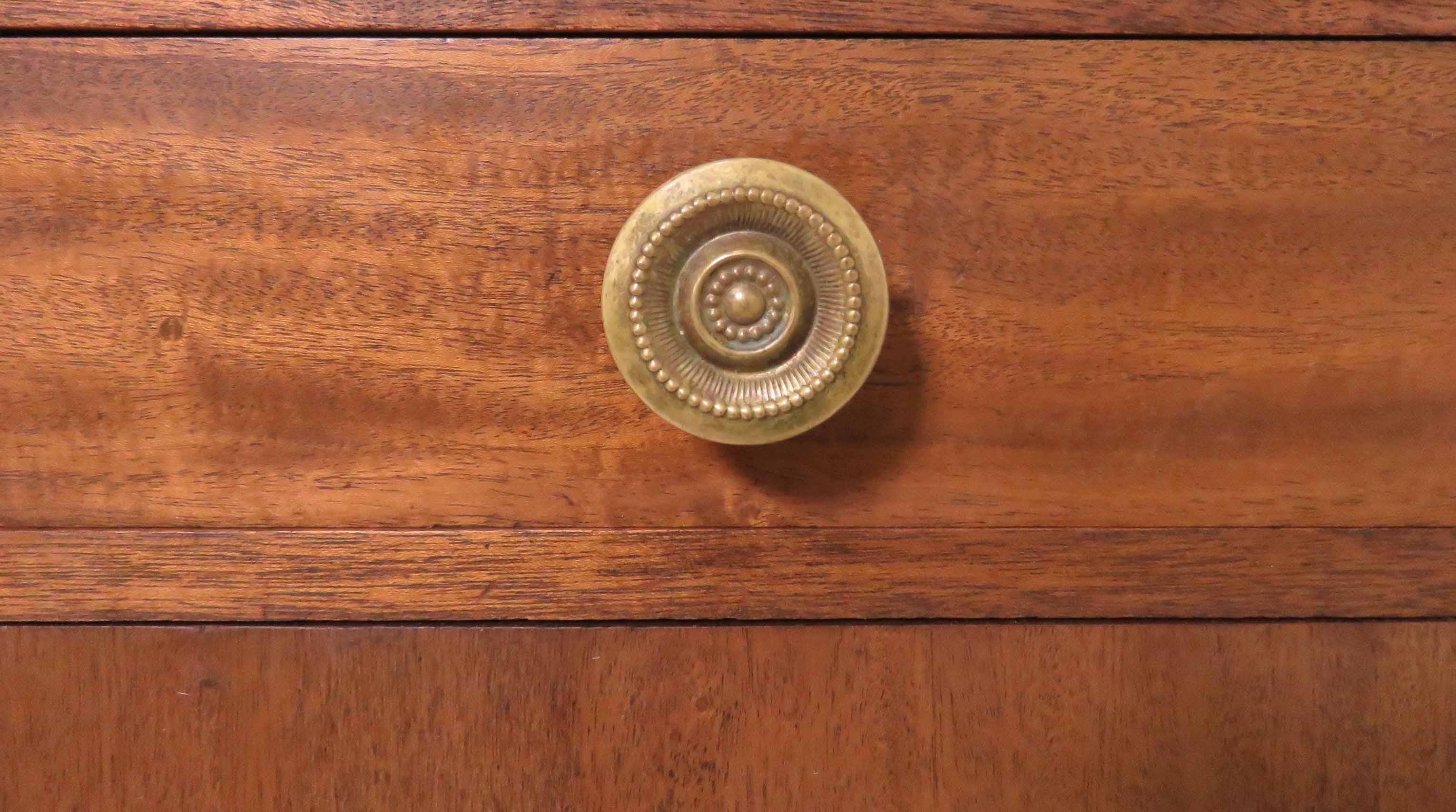 Custom Mahogany Sideboard with Granite Top in a Modernist Sheraton Style 1