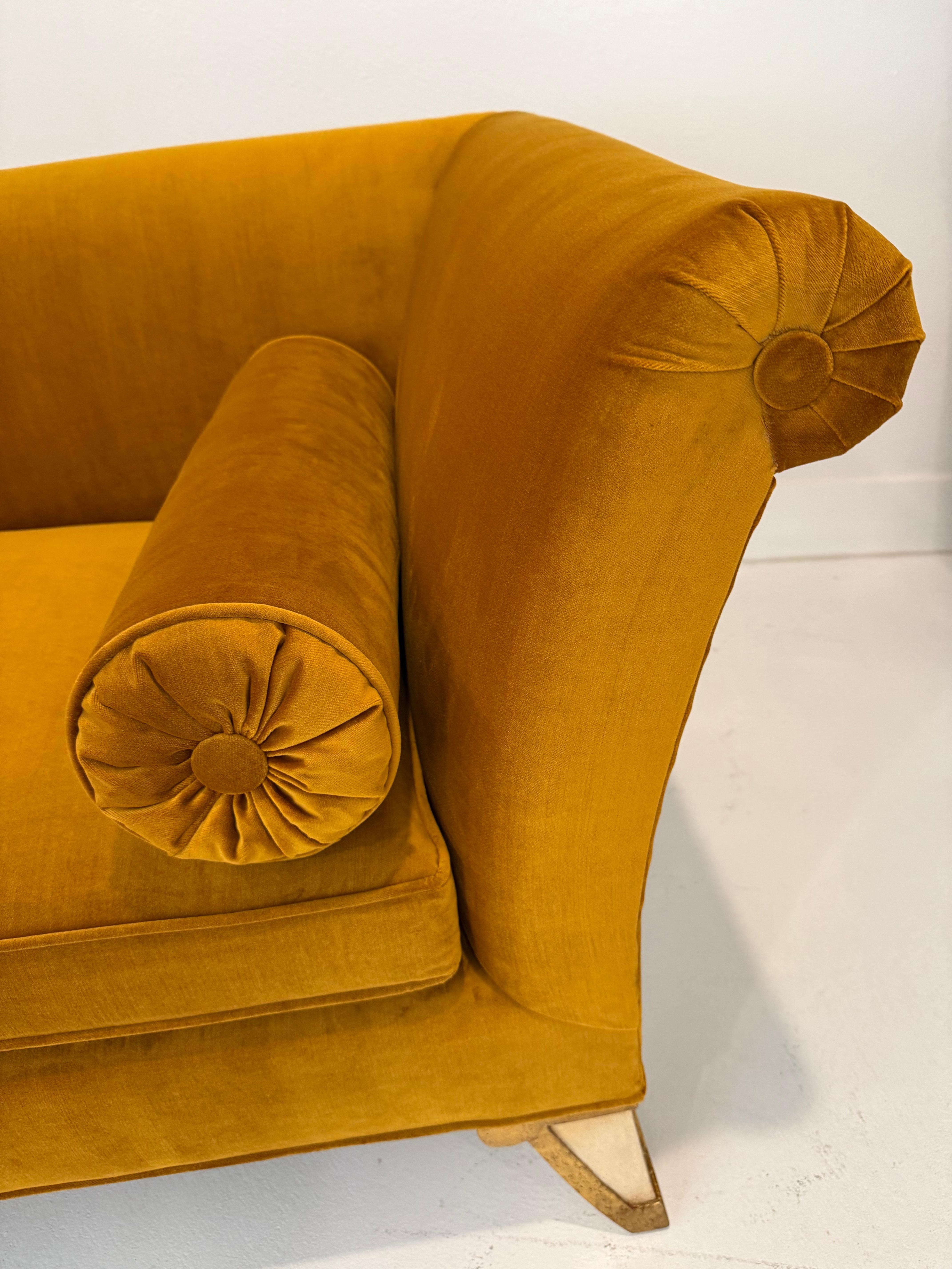 XX secolo Chaise Meridienne su misura di George Doan - Coppia dalla Collection'S di George Doan in vendita
