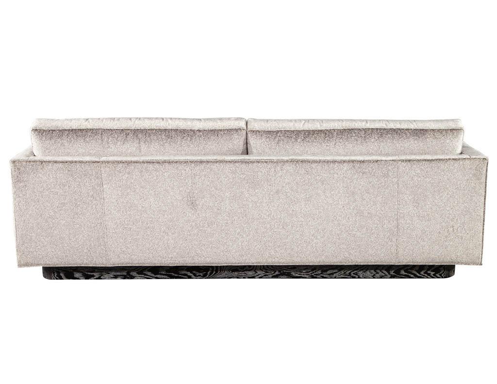 Custom Mid-Century Modern Inspired Sofa For Sale 9