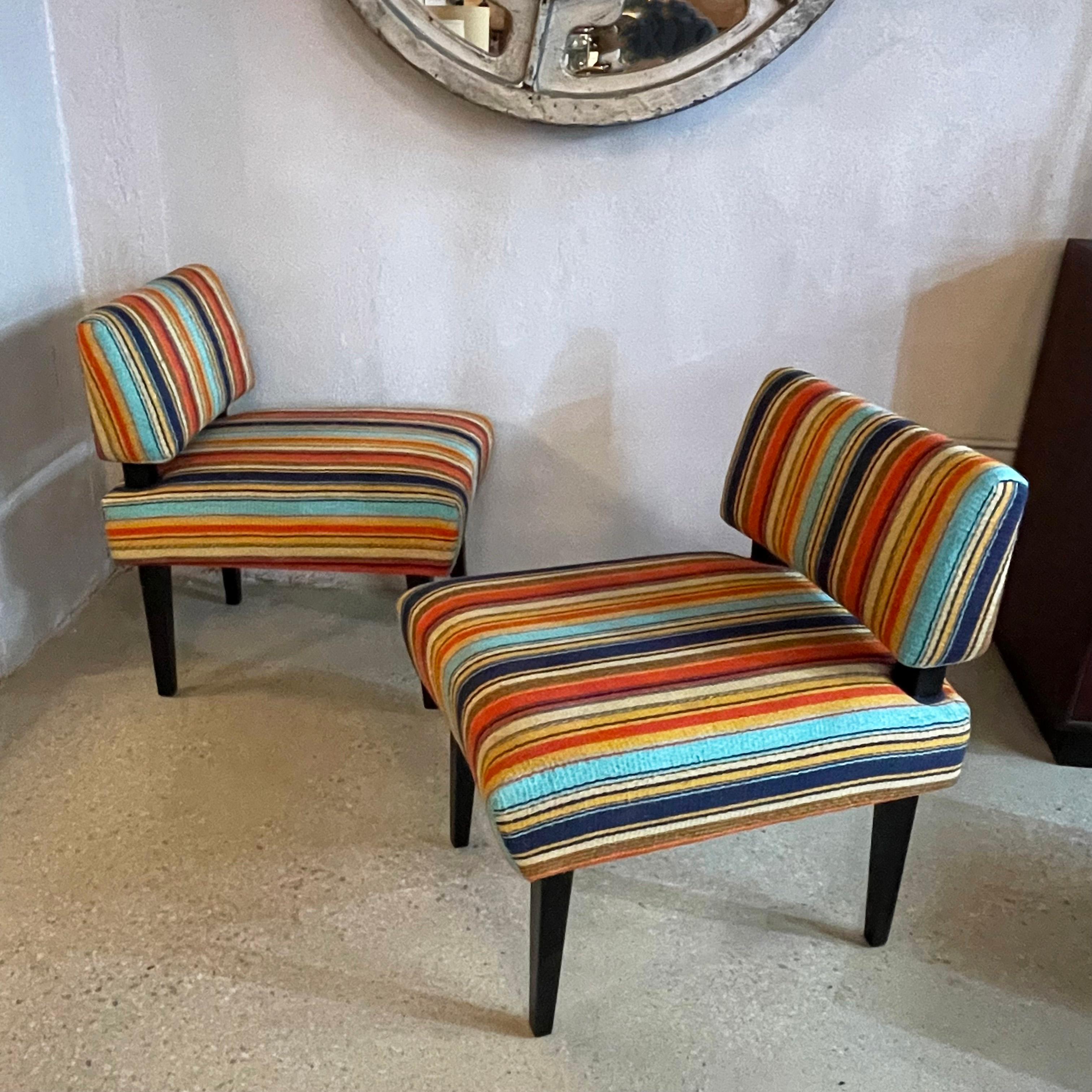 Custom Mid-Century Modern Style Slipper Stühle von cityFoundry (21. Jahrhundert und zeitgenössisch) im Angebot