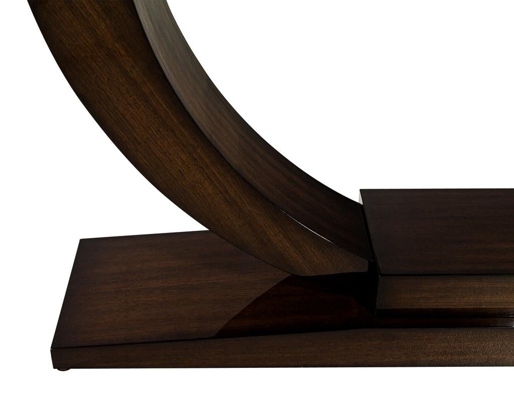 Custom Modern Console Table Art Deco Inspired by Carrocel For Sale 5