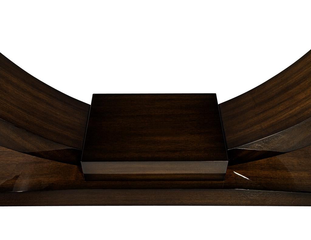 Custom Modern Console Table Art Deco Inspired by Carrocel For Sale 6