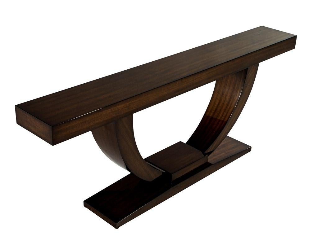 Custom Modern Console Table Art Deco Inspired by Carrocel In New Condition For Sale In North York, ON
