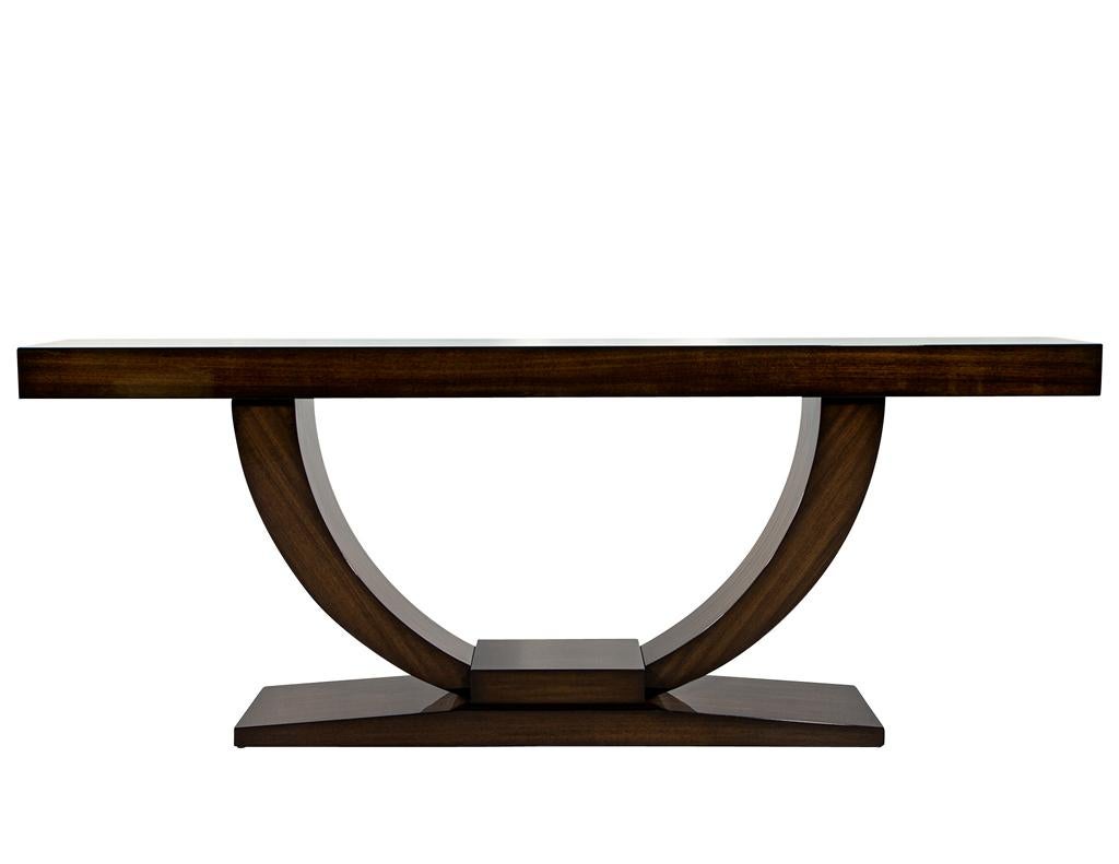 Contemporary Custom Modern Console Table Art Deco Inspired by Carrocel For Sale