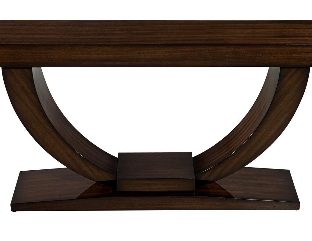 Custom Modern Console Table Art Deco Inspired by Carrocel For Sale 1