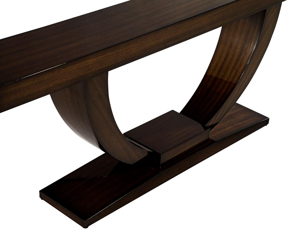 Custom Modern Console Table Art Deco Inspired by Carrocel For Sale 2