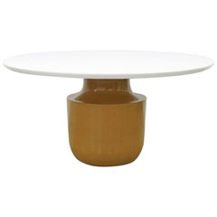 Custom Modern Dining Table with Nano Crystal Stone Top