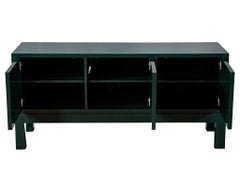 Custom Modern Hand poliert Smaragd Lack Sideboard Buffet Credenza
