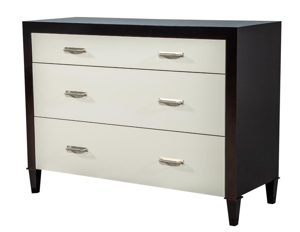 Custom Modern Nightstand Chest of Drawers by Carrocel For Sale at