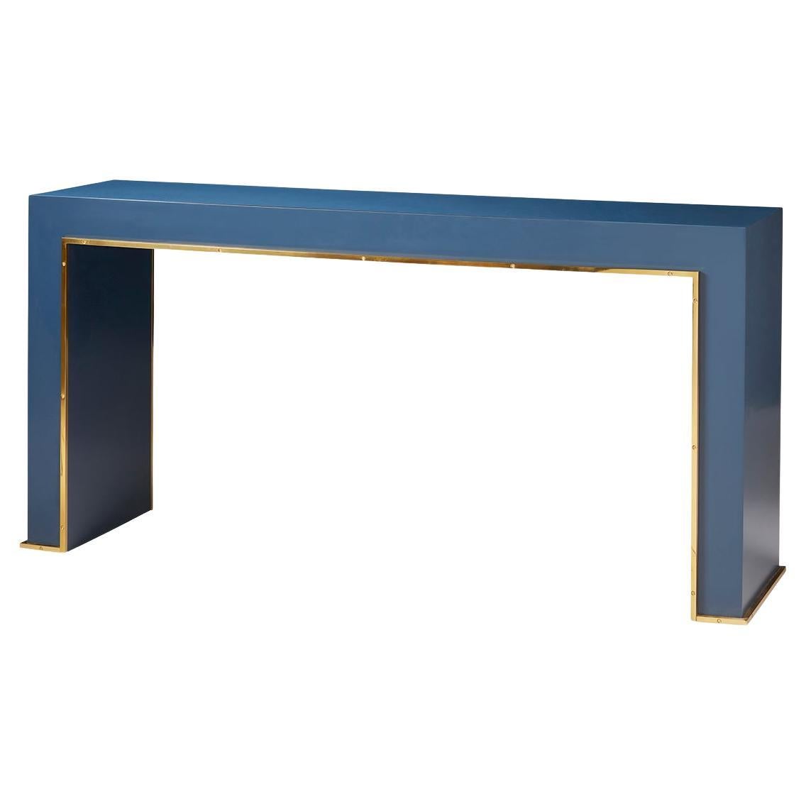 Custom Modern Painted Console Table