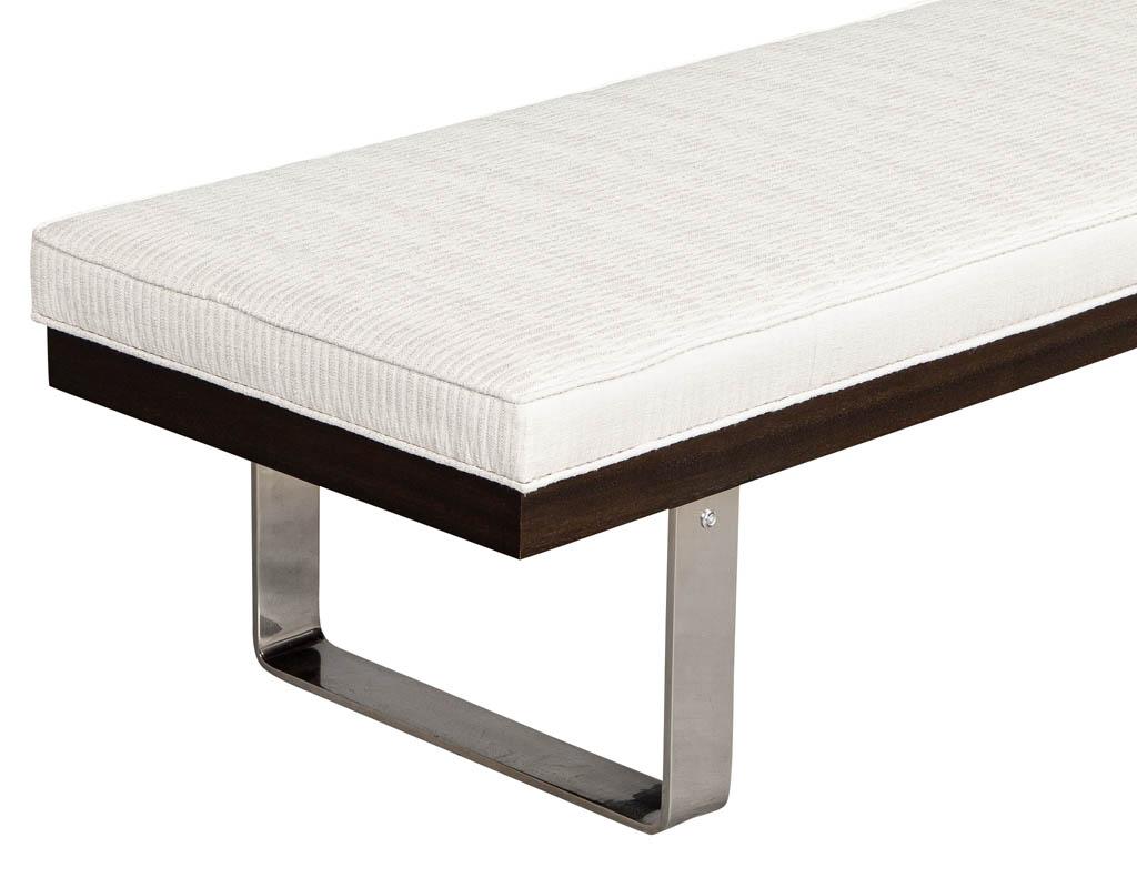 modern fabric benches